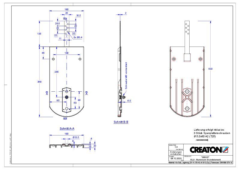 Proizvod CAD file KLASSIK zaobljeni RUND-GRUNDALU