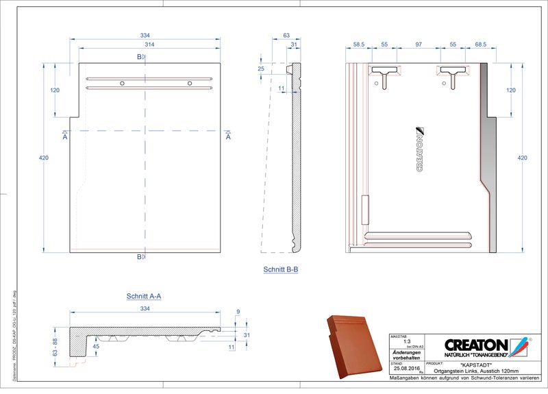 Proizvod CAD file KAPSTADT rubni lijevi OGL-120