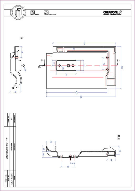 Proizvod CAD file PREMION aluminijski crijep GRUNDALU