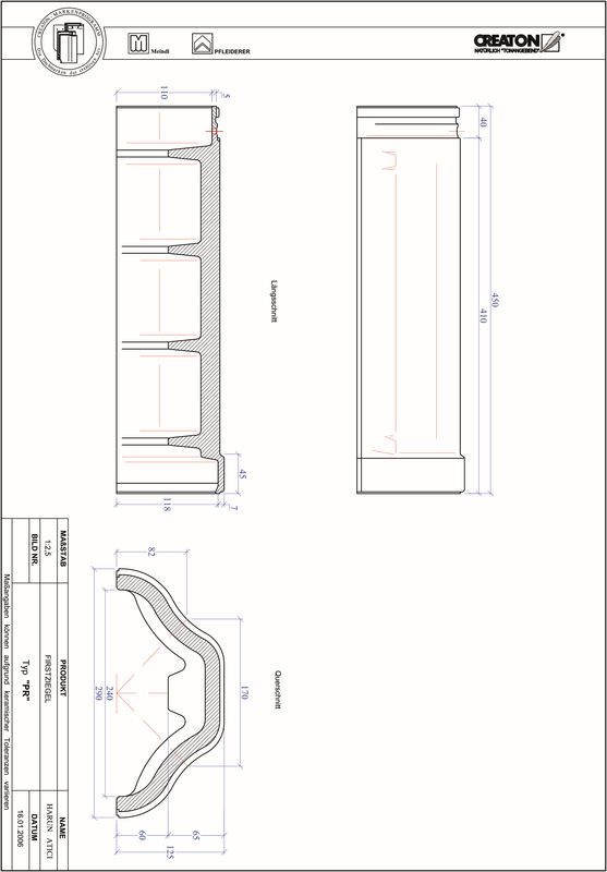Proizvod CAD file oprema za sljeme i greben FIRST-PR