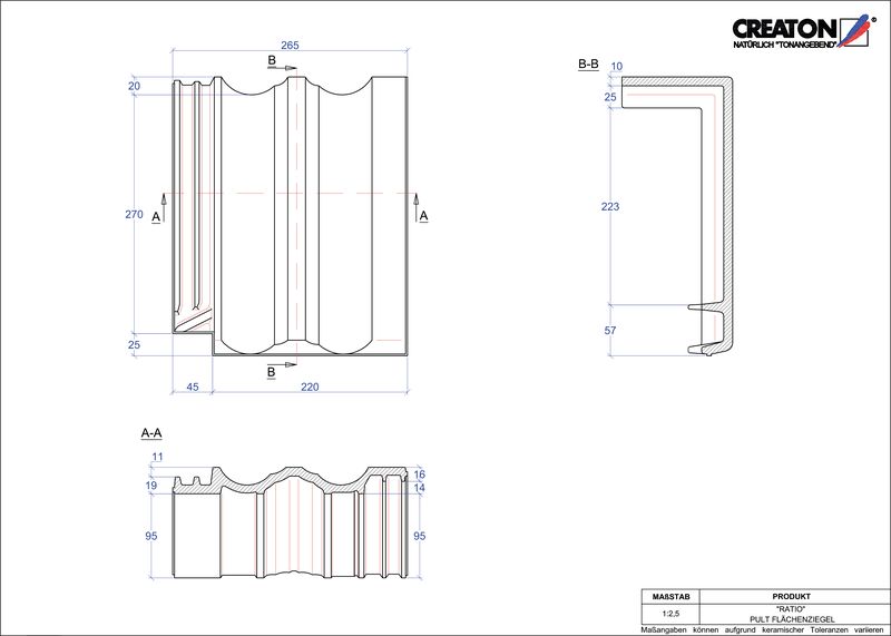 Proizvod CAD file RATIO pult crijep PULTFLA