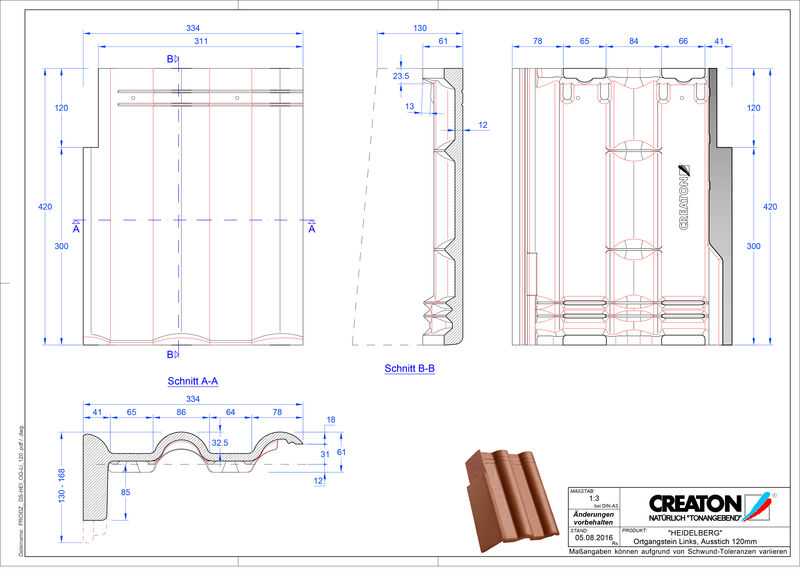 Product CAD file HEIDELBERG verge left 120