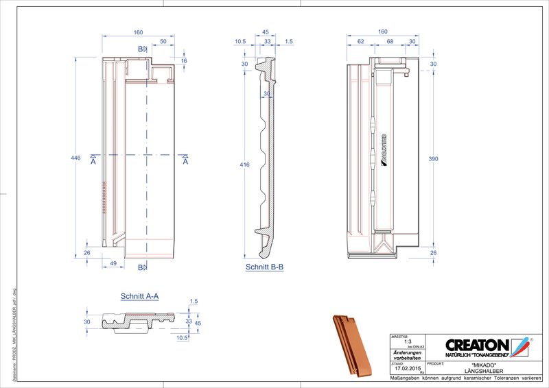 Proizvod CAD file MIKADO polovica crijepa LH