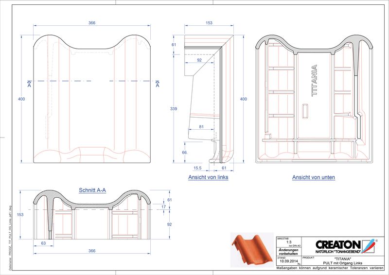 Proizvod CAD file TITANIA pult crijep rubni lijevi PULTOGL