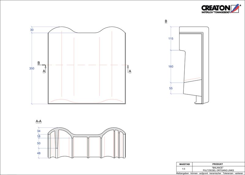 Proizvod CAD file BALANCE pult crijep rubni lijevi PULTOGL