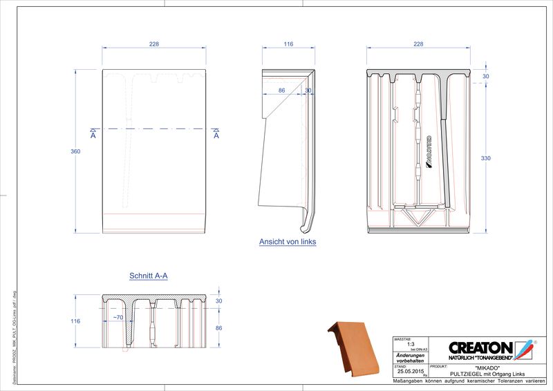 Proizvod CAD file MIKADO pult crijep rubni lijevi PULTOGL