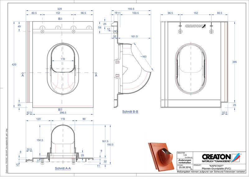 Proizvod CAD file KAPSTADT dodaci Grundplatte-PVC