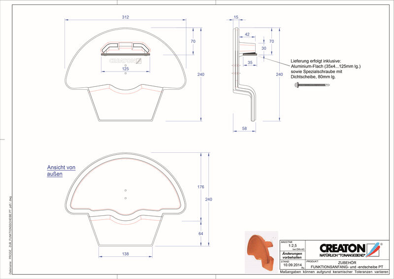 Proizvod CAD file oprema za sljeme i greben FUNKAESCH-PT