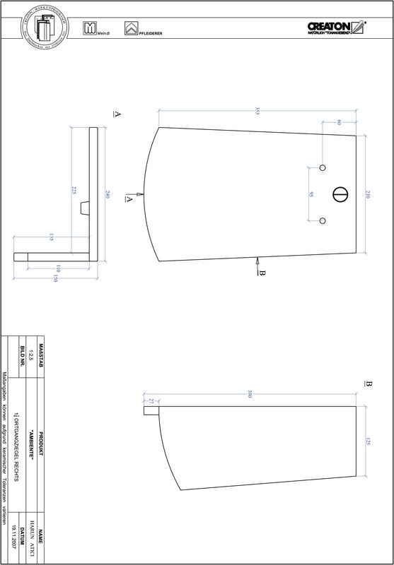 Proizvod CAD file AMBIENTE segmentni rez SEG-OGR-1-1-4