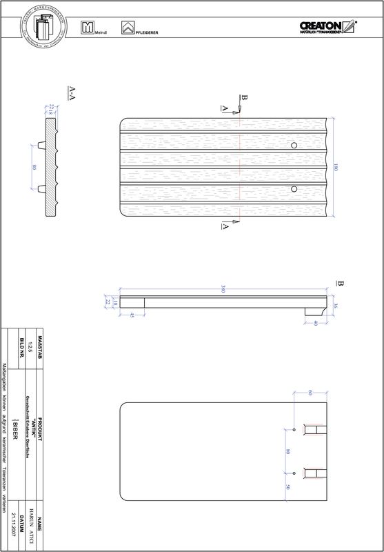 Proizvod CAD file ANTIK ravno rezani GER-ERHO