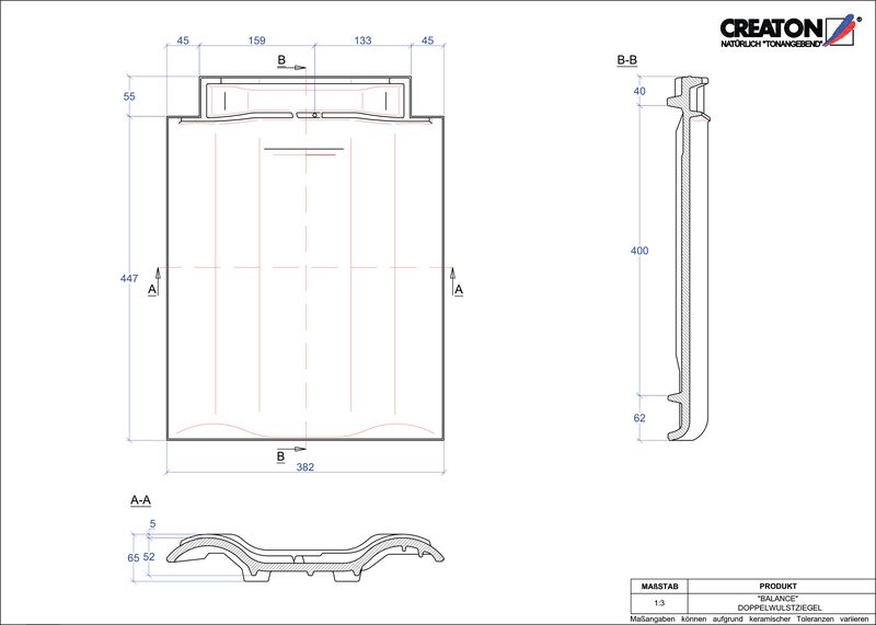 Proizvod CAD file BALANCE crijep sa dva vala DWZ