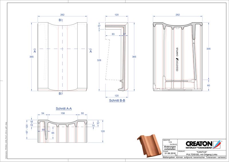 Proizvod CAD file CANTUS pult crijep rubni lijevi PULTOGL