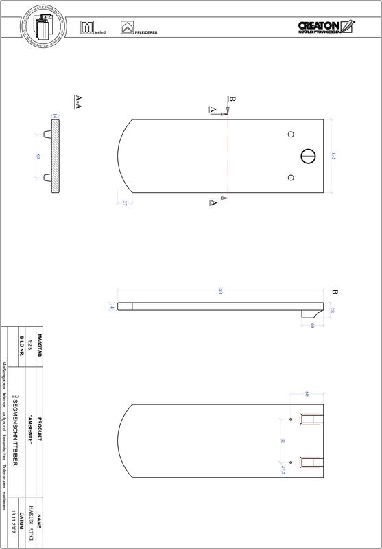 Proizvod CAD file AMBIENTE segmentni rez SEG-3-4