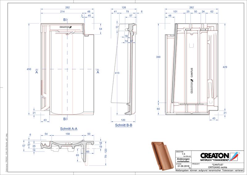 Proizvod CAD file CANTUS rubni desni OGR
