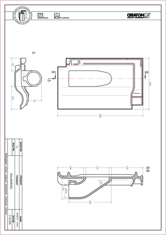 Proizvod CAD file PREMION prolaz cijevi solarnog kolektora SOLAR