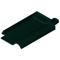 Product BIM model LOD 500 FUTURA dark green glazed Field tile