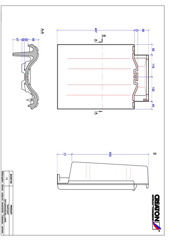 Proizvod CAD file SINFONIE rubni lijevi OGL