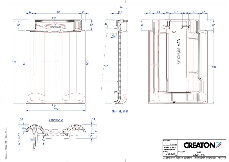 Proizvod CAD file MZ3 NEU rubni lijevi OGL