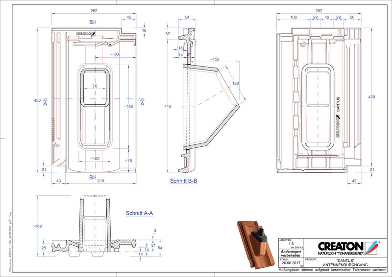 Proizvod CAD file CANTUS antena ANTENNE
