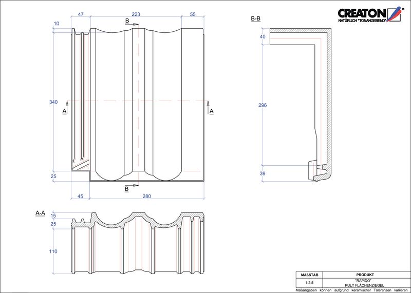 Proizvod CAD file RAPIDO pult crijep PULTFLA