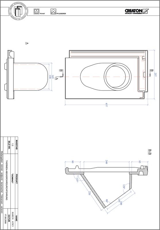 Proizvod CAD file DOMINO dimovodni crijep THERME