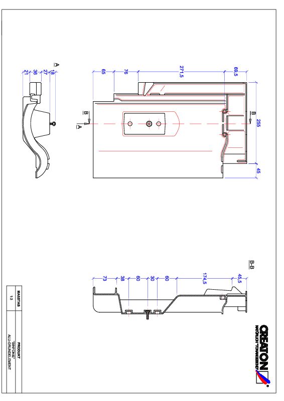 Proizvod CAD file SINFONIE aluminijski crijep GRUNDALU
