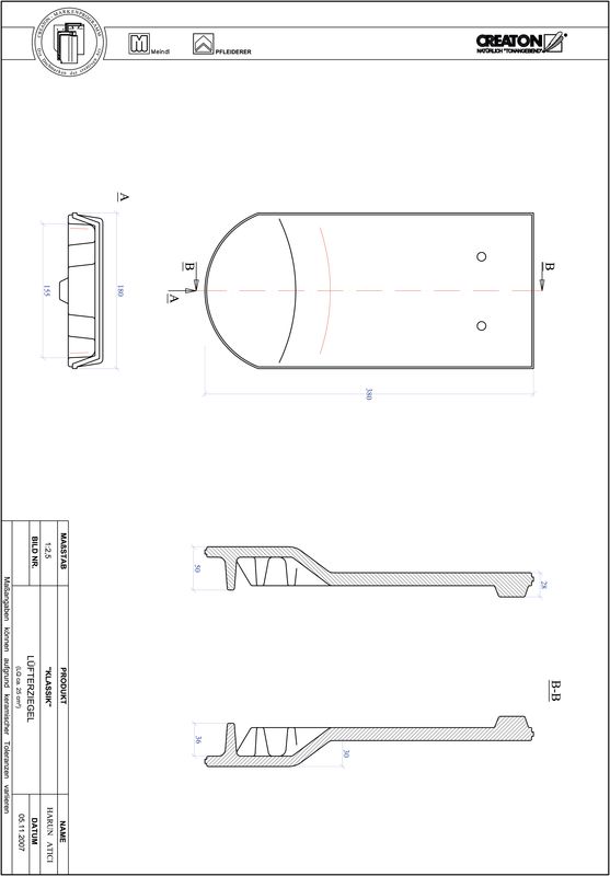 Proizvod CAD file KLASSIK zaobljeni RUND-LUEFTZ