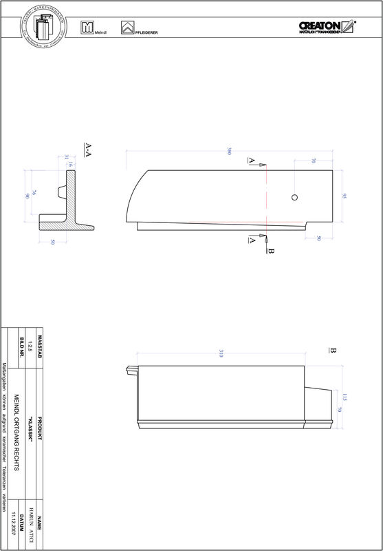 Proizvod CAD file KLASSIK zaobljeni RUND-OGR