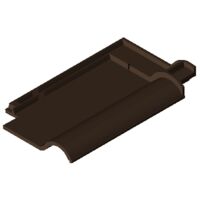 Product BIM model LOD 300 FUTURA dark brown engobed Field tile