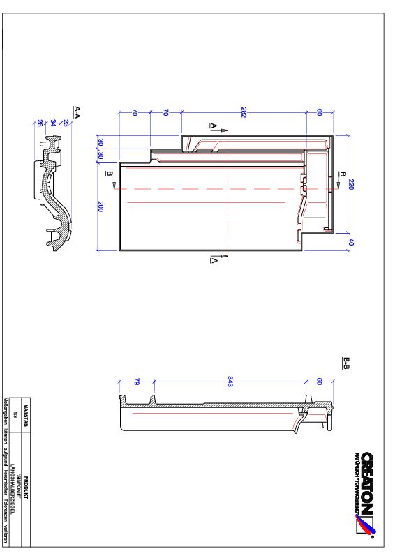Proizvod CAD file SINFONIE polovica crijepa LH