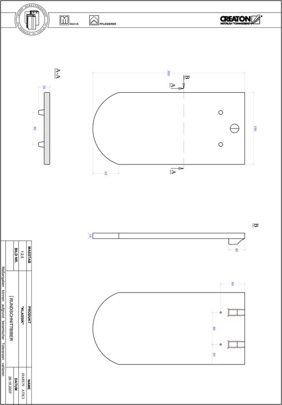 Proizvod CAD file KLASSIK zaobljeni RUND-1-1