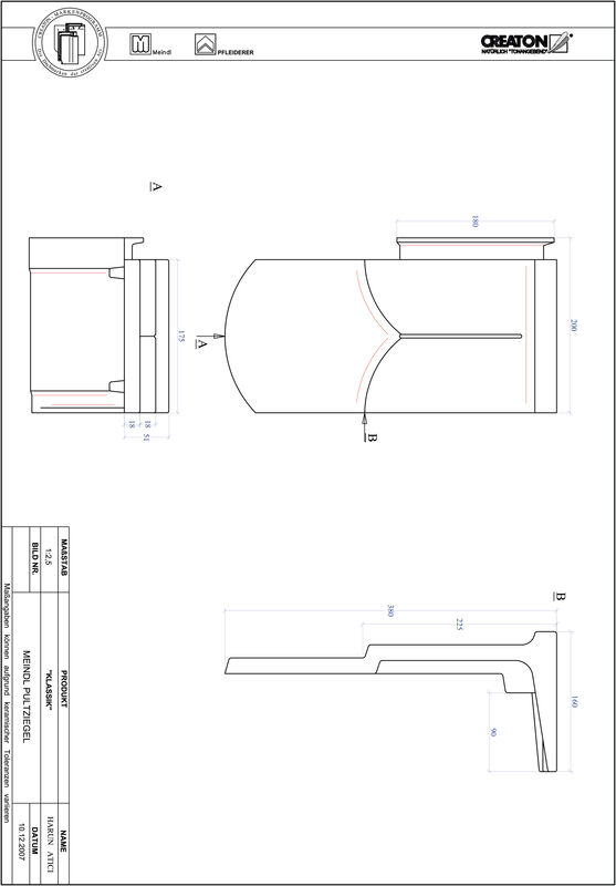 Proizvod CAD file KLASSIK zaobljeni RUND-PULT