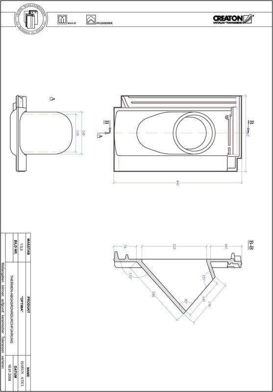 Proizvod CAD file OPTIMA dimovodni crijep THERME