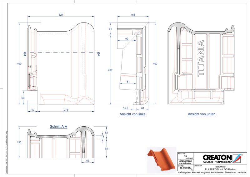Proizvod CAD file TITANIA pult crijep rubni desni PULTOGR