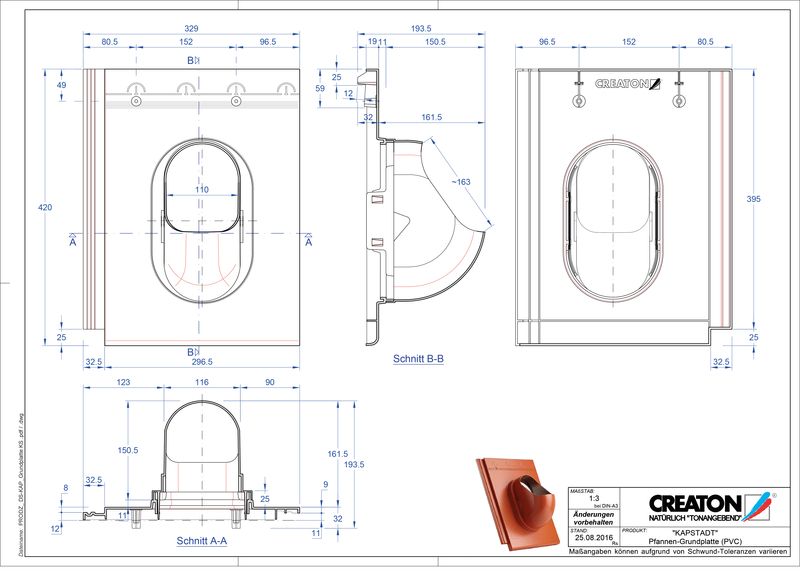 Proizvod CAD file KAPSTADT dodaci Grundplatte-PVC