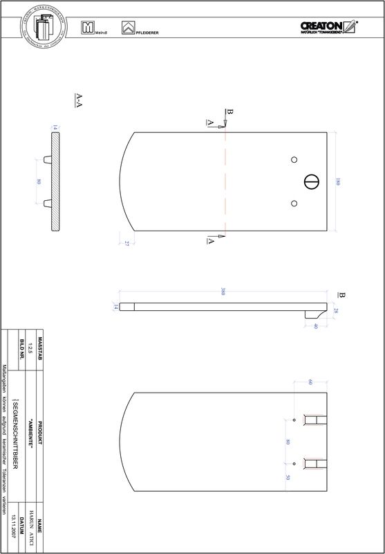 Proizvod CAD file AMBIENTE segmentni rez SEG-1-1
