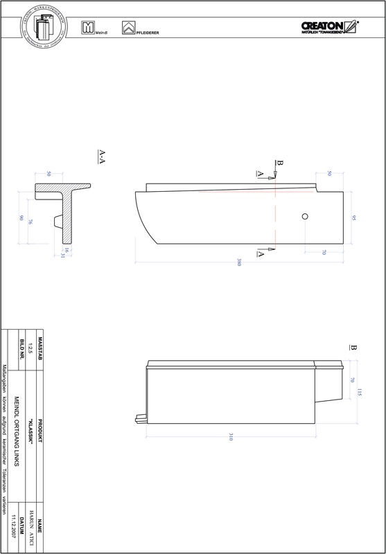 Proizvod CAD file KLASSIK zaobljeni RUND-OGL