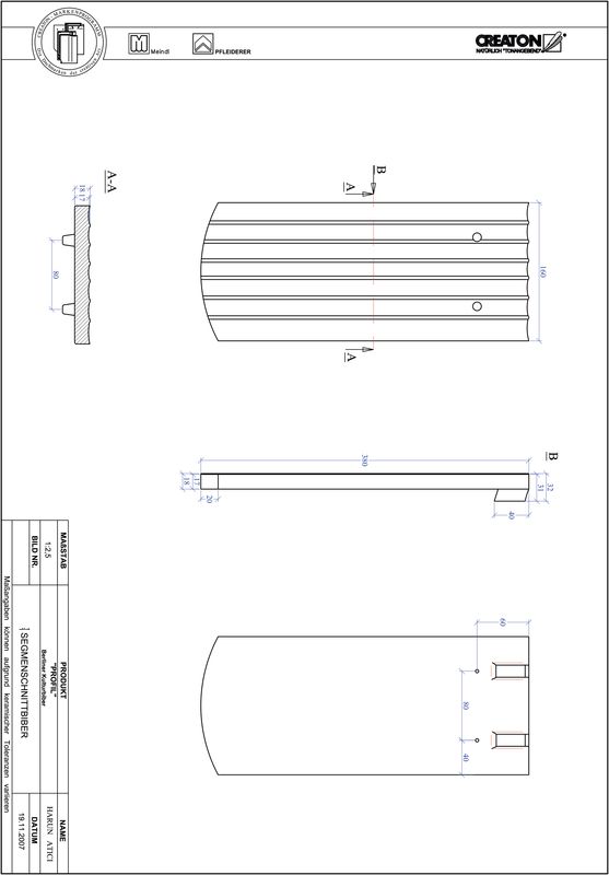 Proizvod CAD file PROFIL segmentni rez BKBI-1-1
