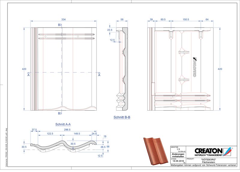Proizvod CAD file GÖTEBORG  Flaechenstein
