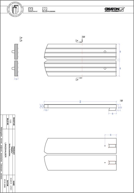 Proizvod CAD file PROFIL segmentni rez BKBI-LH