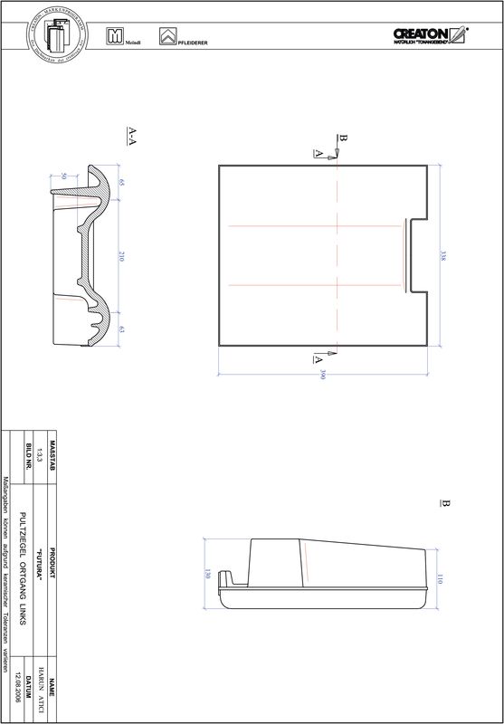 Proizvod CAD file FUTURA pult crijep rubni lijevi PULTOGL
