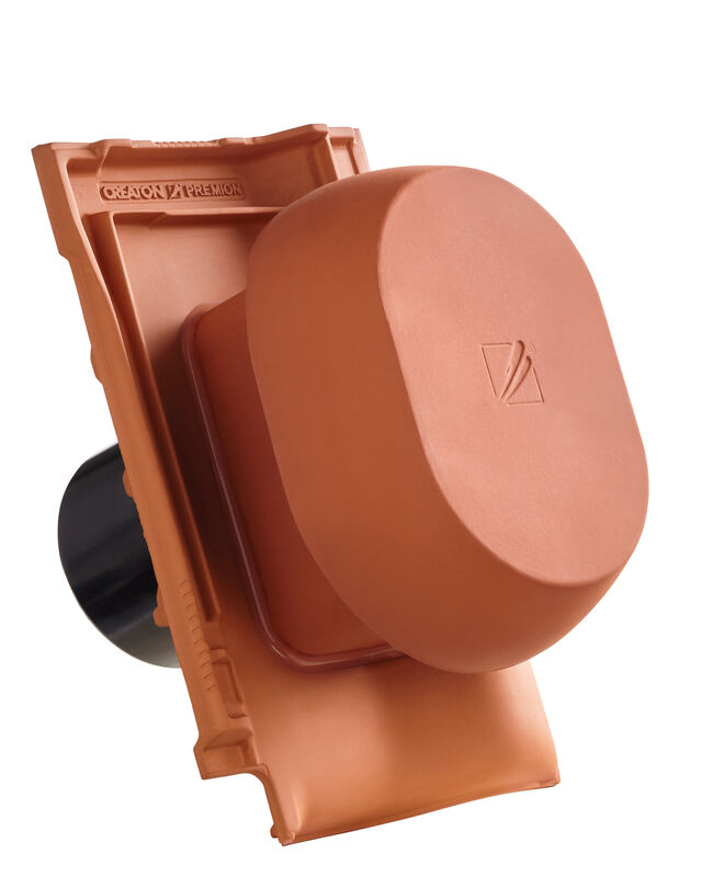 PRE SIGNUM keramički odzračnik 125 mm sa pomičnim poklopcem, adapter za foliju i fleksibilno crijevo