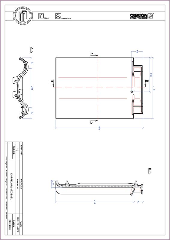 Proizvod CAD file PREMION crijep sa dva vala DWZ