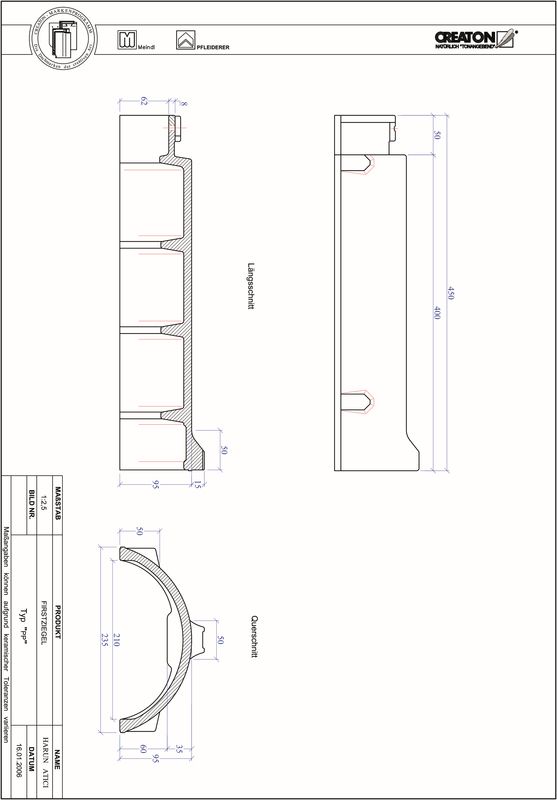 Proizvod CAD file oprema za sljeme i greben FIRST-PP