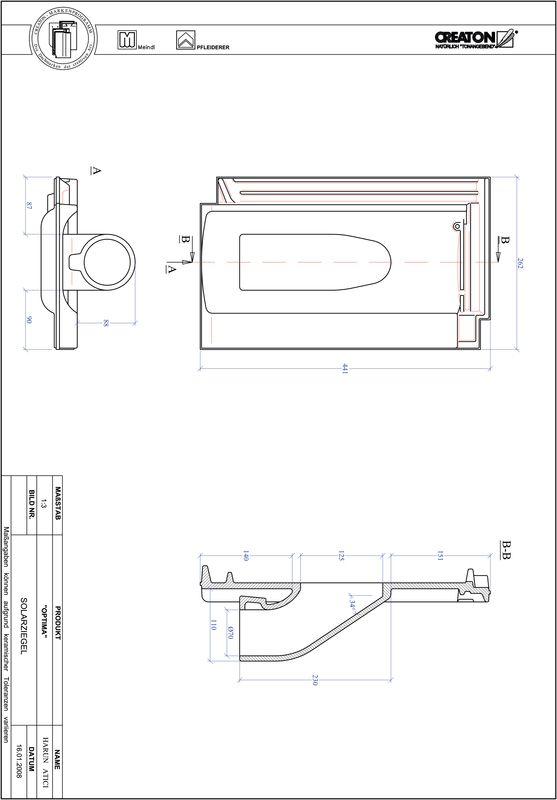 Proizvod CAD file OPTIMA prolaz cijevi solarnog kolektora SOLAR